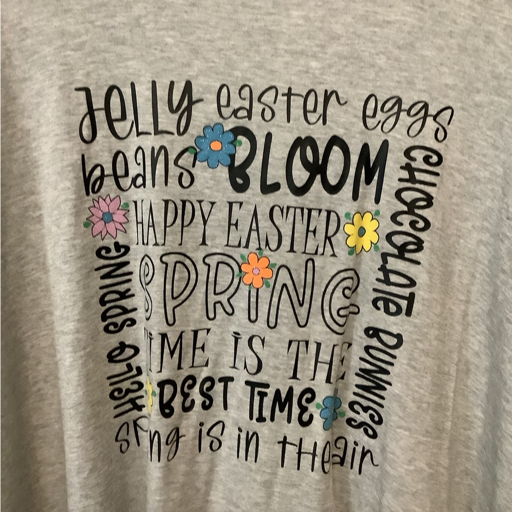 LEAVING SOON GRAB IT NOW! 
Gray Easter Graphic T-Shirt by Cato